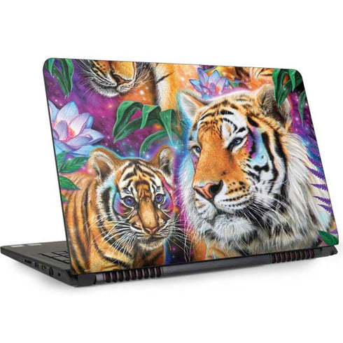 Daydream Galaxy Tigers by Sheena Pike Dell Inspiron Skin